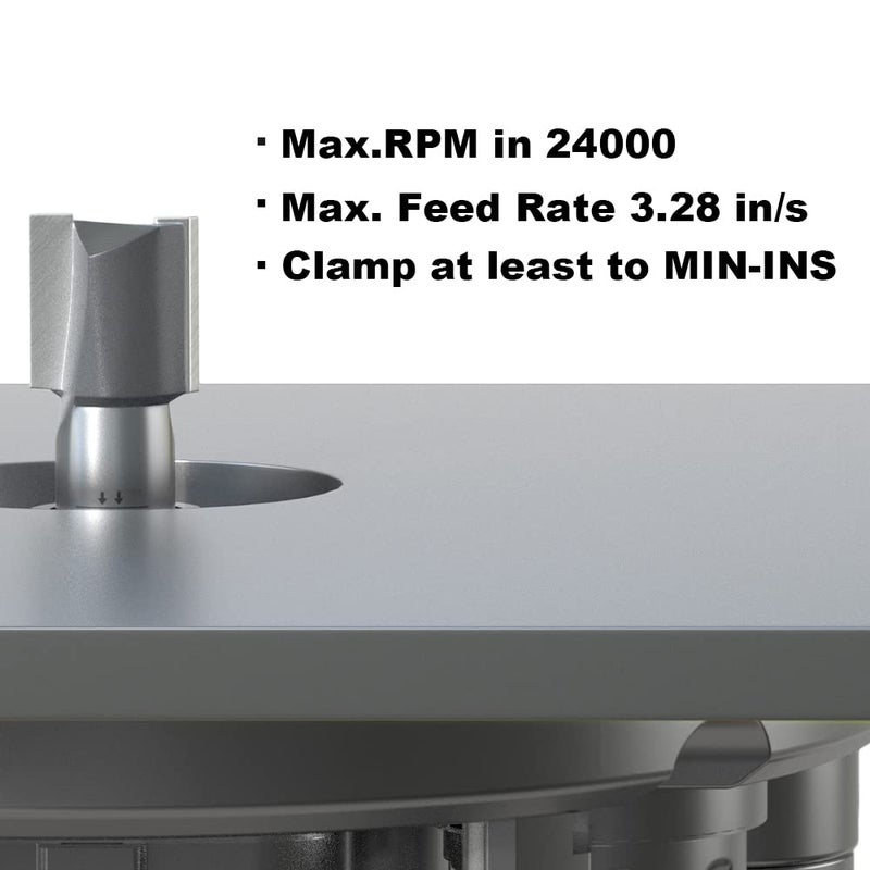 FIVEPEARS Straight Router Bits 1/2 Inch Shank Double Flute, 3/4 Inch Cutting Diameter, 3/4 Inch Cutting Length, Used for Create Groove, Dado or Hollow - Image 5